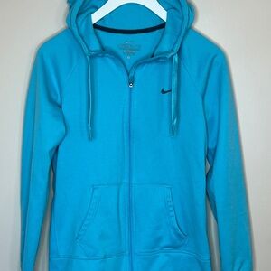 Nike Bright Blue Full Zip Therma-Fit Jacket Size Small